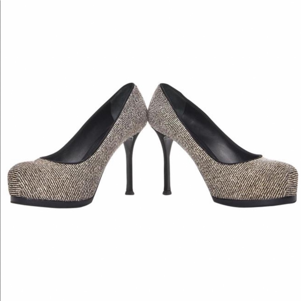 Yves Saint Laurent Tribtoo 80 Platform Pumps